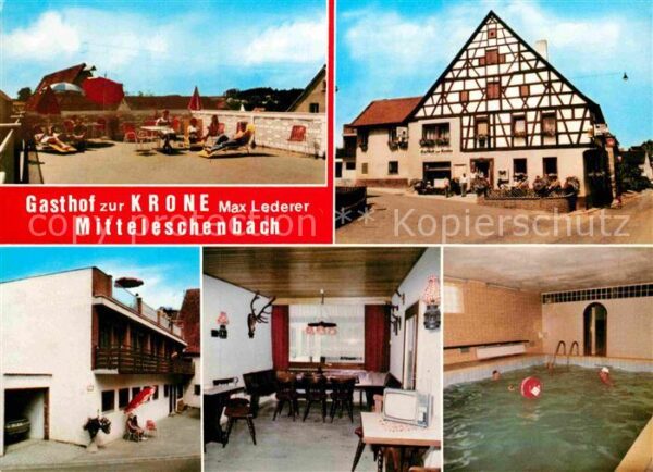 Mitteleschenbach Gasthof zur Krone Hallenbad Dachterrass