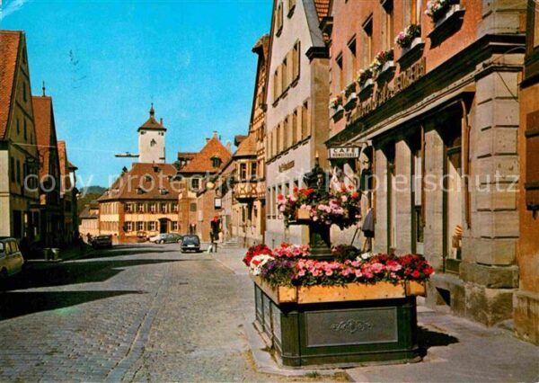 Windsbach Innenstadt Brunnen