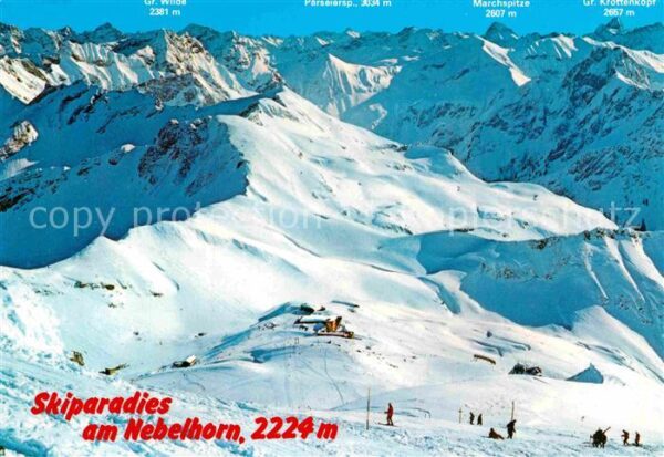 Oberstdorf Skiparadies am Nebelhorn Allgäuer Alpen