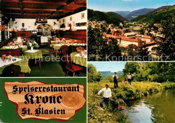 St Blasien Speiserestaurant Krone Forellenteich Do