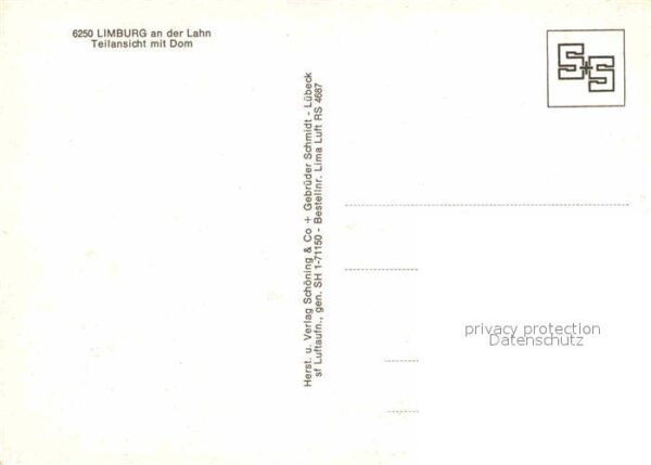 Limburg Lahn Teilansicht mit Dom Fliegeraufnahme – Bild 2