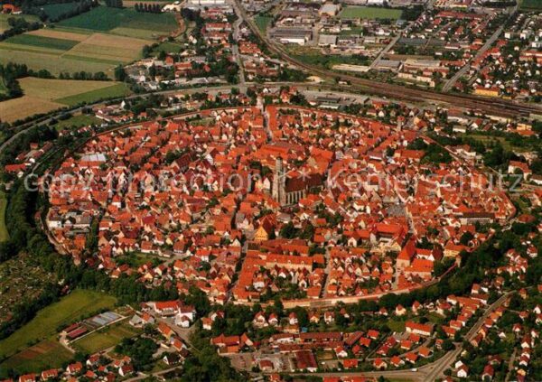 Noerdlingen Stadtkern Altstadt Romantische Strasse
