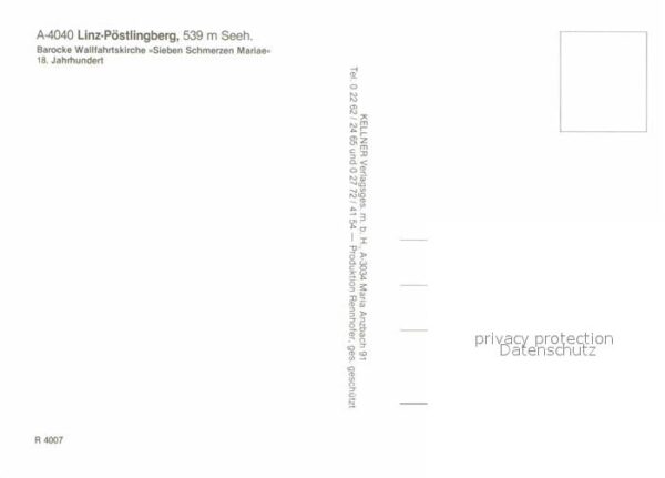 Linz Donau Pöstlingberg Barocke Wallfahrtskirche 1 – Bild 2