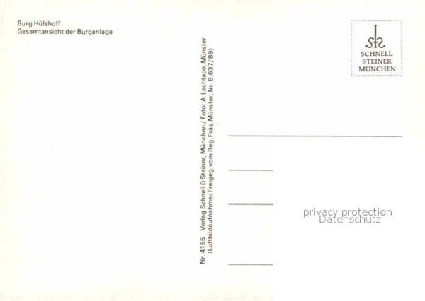 Havixbeck Burg Hülshoff Burganlage Fliegeraufnahm – Bild 2