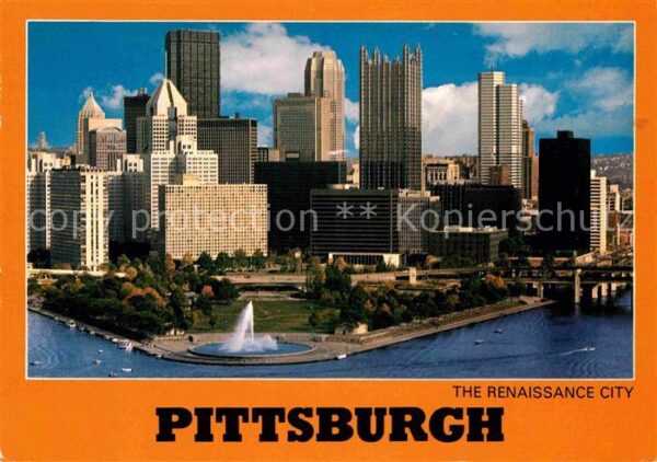 Pittsburgh The Renaissance City Skyline Downtown S