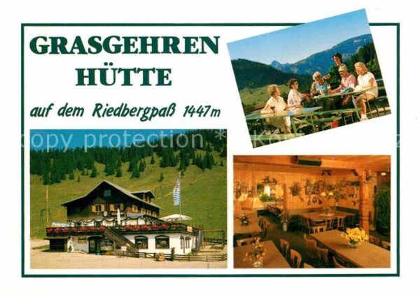 Balderschwang Grasgehrenhütte Gaststätte Riedbergpass