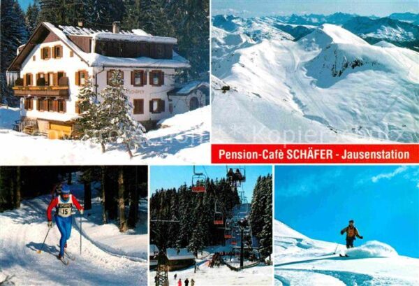 Hafling Pension Cafe Schäfer Jausenstation Wint