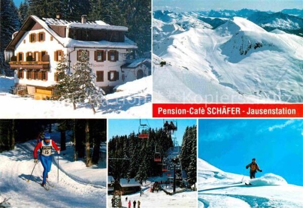 Hafling Pension Cafe Schäfer Jausenstation Wint
