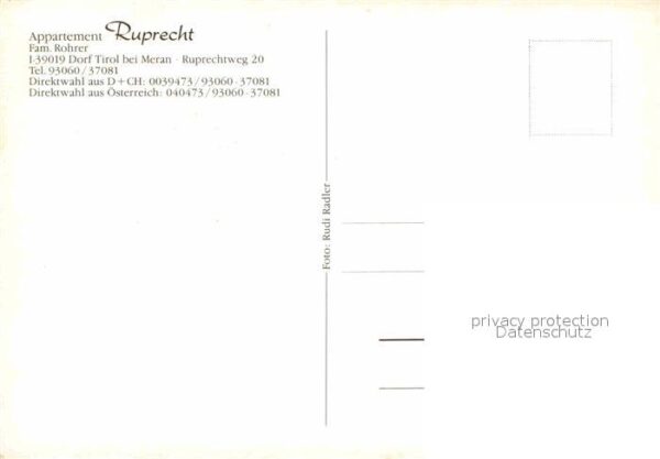Dorf Tirol Appartement Haus Ruprecht Swimming Pool – Bild 2