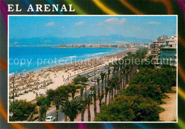 El Arenal Mallorca Panorama Strand Promenade