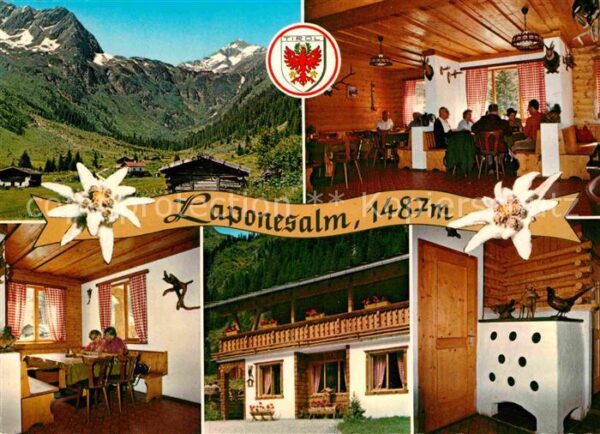 Gschnitz Tirol Laponesalm Berggaststätte Alpenblick Ed