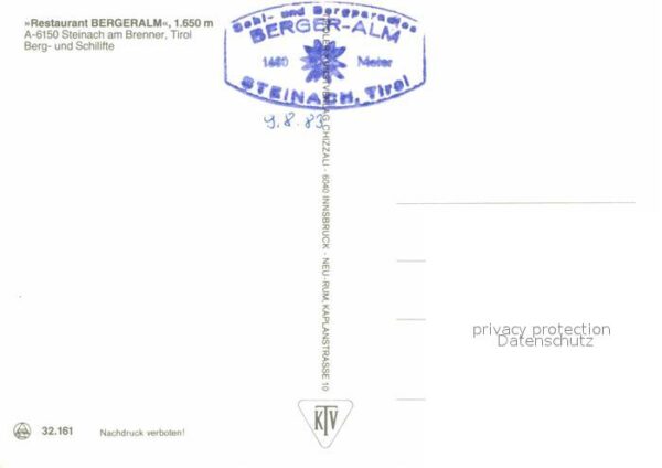 Steinach Brenner Tirol Bergrestaurant Bergeralm Alpenpanorama – Bild 2