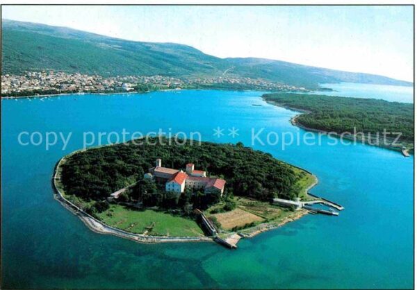 Kosljun Insel Fliegeraufnahme