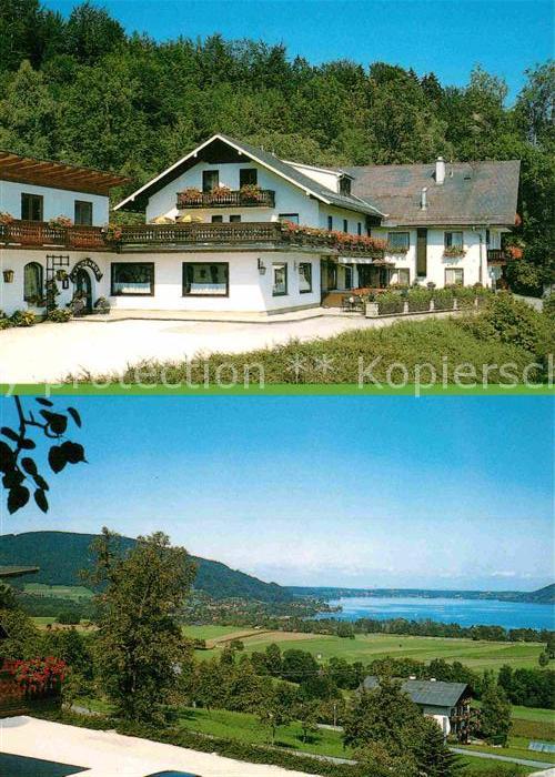 Nussdorf Attersee Hotel Restaurant Lindenhof Landschaftsp