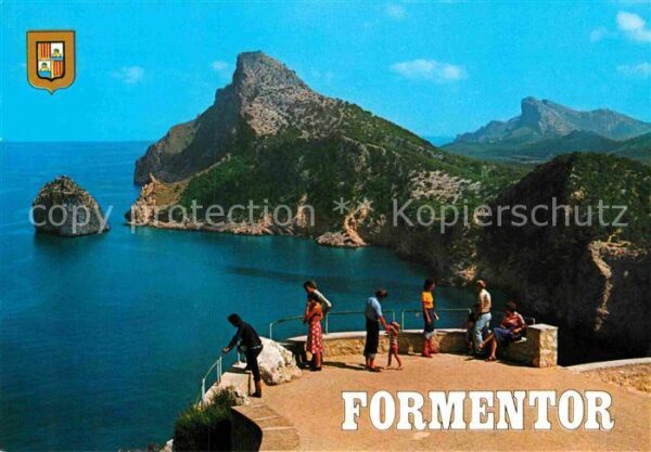 Formentor Es Colomé Aussichtsplattform Steilküste