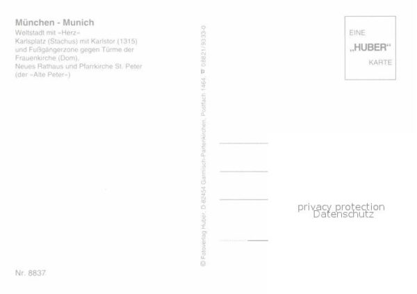 Muenchen Karlsplatz Stachus mit Karlstor Fussgän – Bild 2