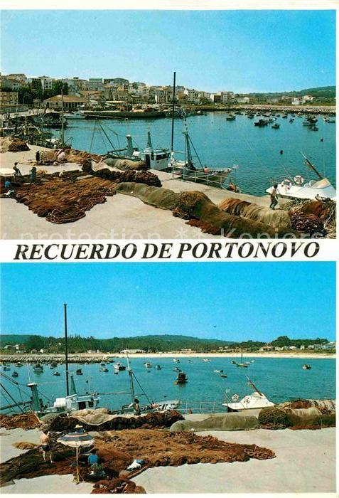 Portonovo Partie am Hafen