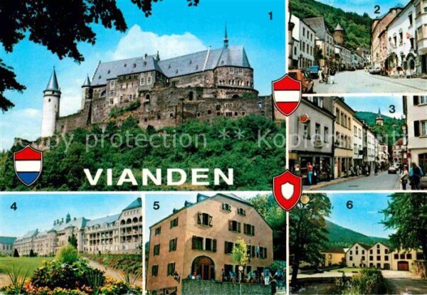 Vianden Chateau Rue de la Gare Grande Rue Sanat