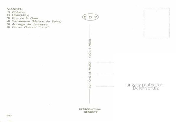 Vianden Chateau Rue de la Gare Grande Rue Sanat – Bild 2