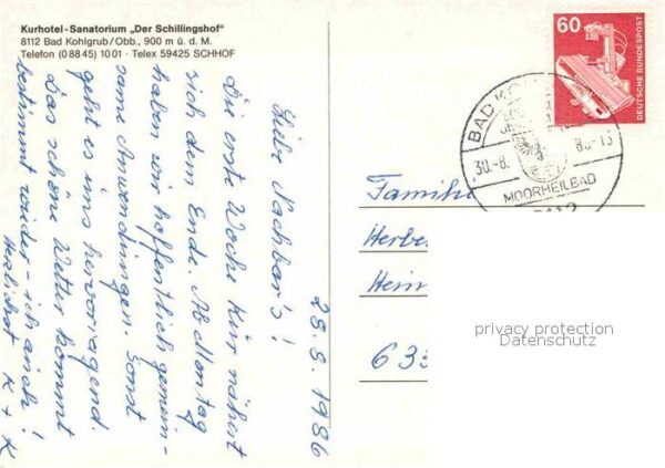 Bad Kohlgrub Kurhotel Sanatorium Der Schillingshof R – Bild 2
