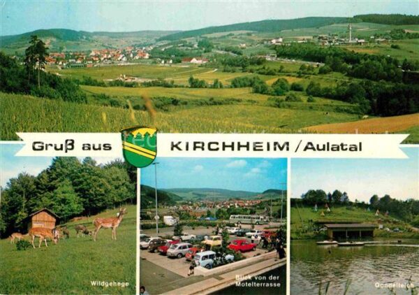 Kirchheim Hessen Panorama Blick von der Motelterrasse Go