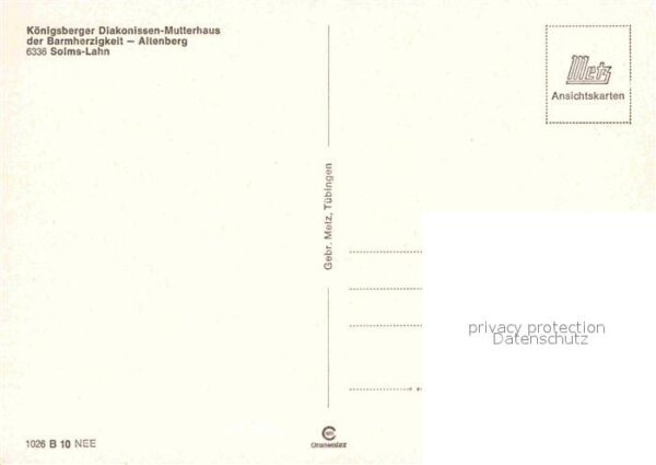 Solms Lahn Königsberger Diakonissen Mutterhaus der – Bild 2