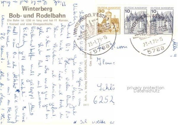 Winterberg Hochsauerland Bob und Rodelbahn Wintersport – Bild 2