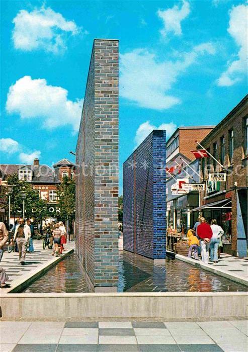 Holstebro Vandkunsten Brunnenanlage Fussgängerzon