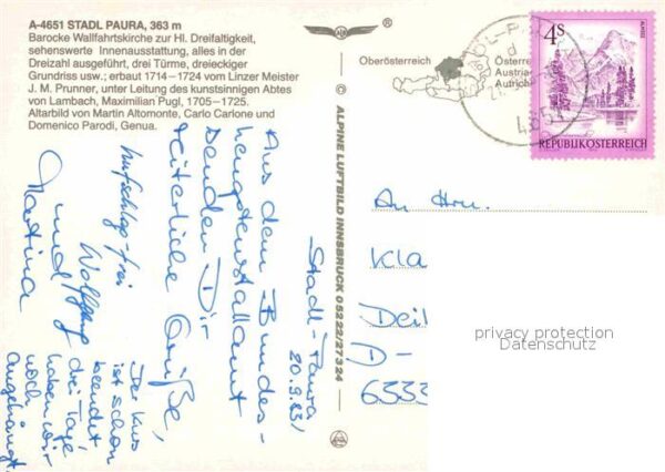 Stadl-Paura Barocke Wallfahrtskirche zur Hl Dreifal – Bild 2