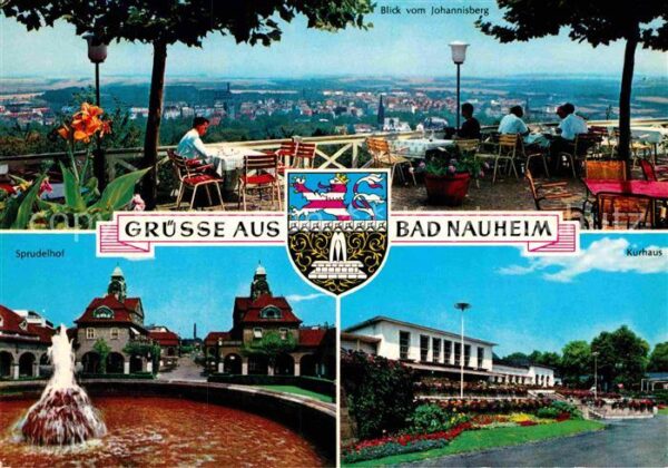 Bad Nauheim Panorama Blick vom Johannisberg Terrass