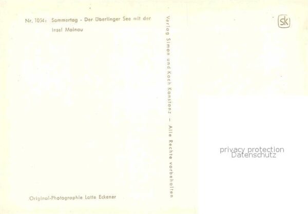 Ueberlingen Bodensee Sommertag am Überlinger See mit Insel M – Bild 2