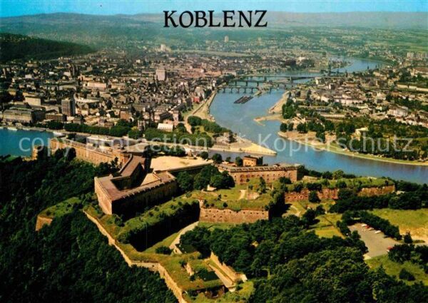 Koblenz Rhein Festung Ehrenbreitstein Deutsches Eck M