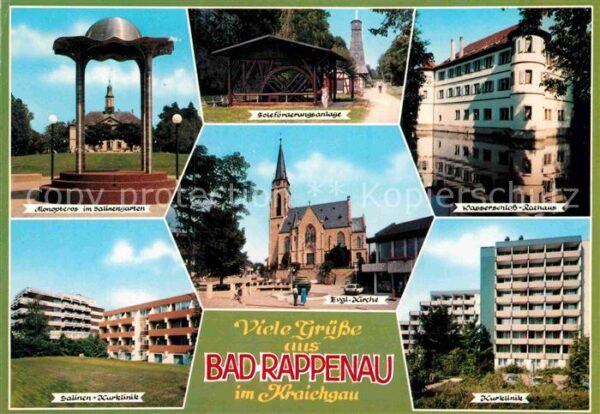 Bad Rappenau Monopteros im Salinengarten Soleförderu