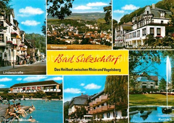 Bad Salzschlirf Lindenstrasse Kurhäuser Freischwimmbad