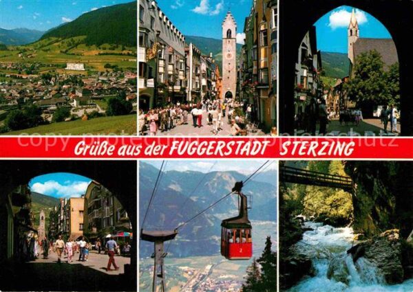 Sterzing Suedtirol Mittelalterliche Fuggerstadt am Eisack