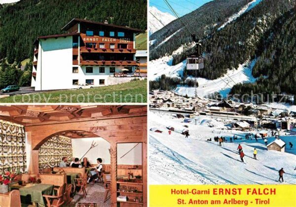 St Anton Arlberg Hotel Garni Falch Wintersportplatz Alpe