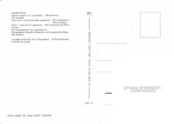 Jugoslawien Yugoslavie aus der Vogelperspektive – Bild 2