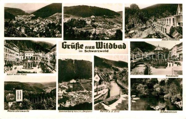Wildbad Schwarzwald Sommerberg Keplersternwarte A.H. Platz