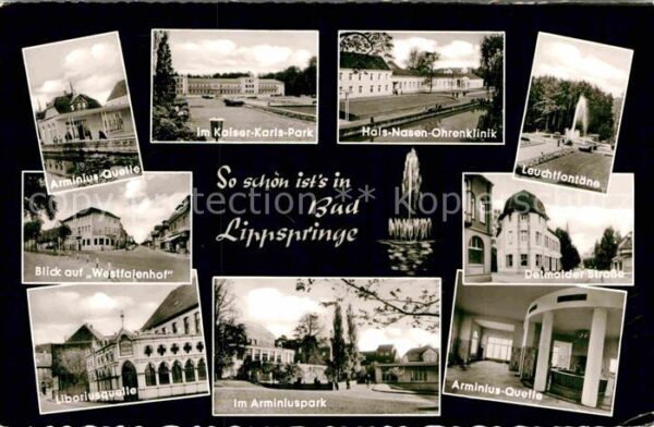 Bad Lippspringe Kaiser-Karls-Park Detmolder Strasse Leu