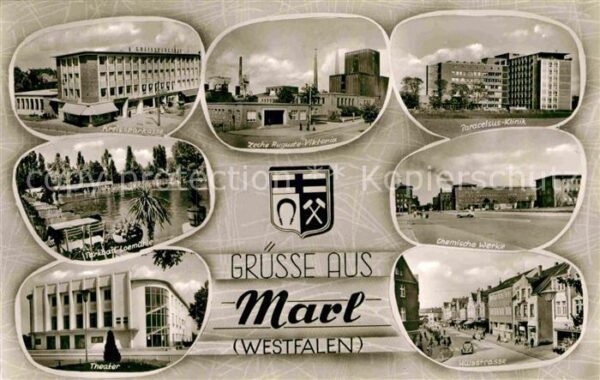 Marl Westfalen Zeche Auguste-Viktoria Chemische Werke