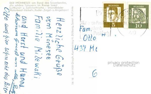 Moehnesee Sperrmauer Segelsport Überlauf Brücke D – Bild 2