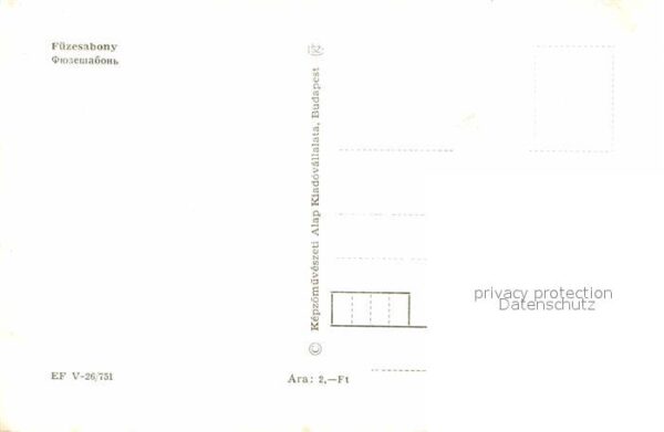 Fuezesabony Wabing Kirche Denkmal – Bild 2