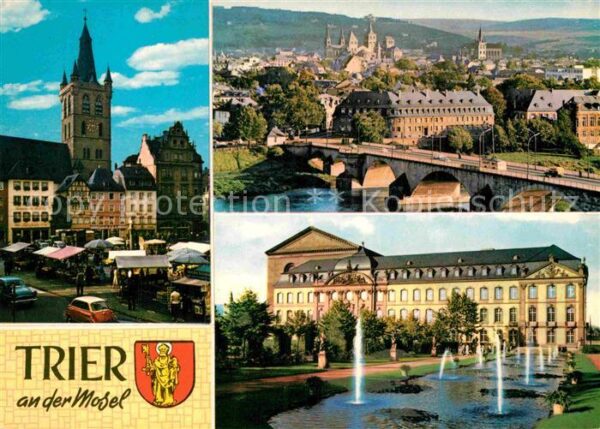 Trier Hauptmarkt Moselbrücke Kurfürstliches S
