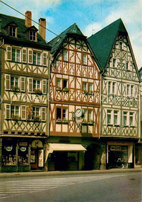 Trier Alte Fachwerkhäuser Hauptmarkt