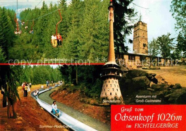 Ochsenkopf Asenturm Gross-Gaststätte Sendeturm Ses