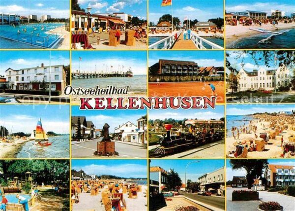 Kellenhusen Ostseebad Strand Schwimmbad Segelboot