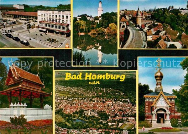 Bad Homburg Kirche Fliegeraufnahme