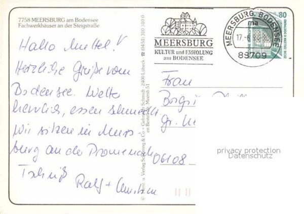 Meersburg Bodensee Fachwerkhäuser Steigstrasse – Bild 2