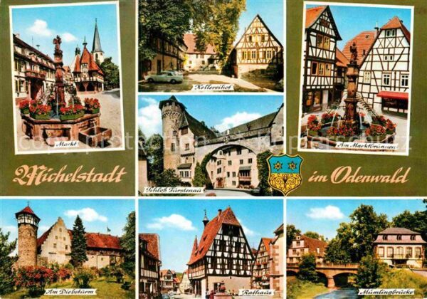Michelstadt Markt Schloss Fürstenau Rathaus