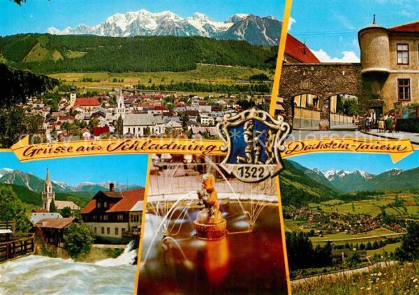 Schladming Obersteiermark Dachsteingruppe alts Stadttor Talbach S